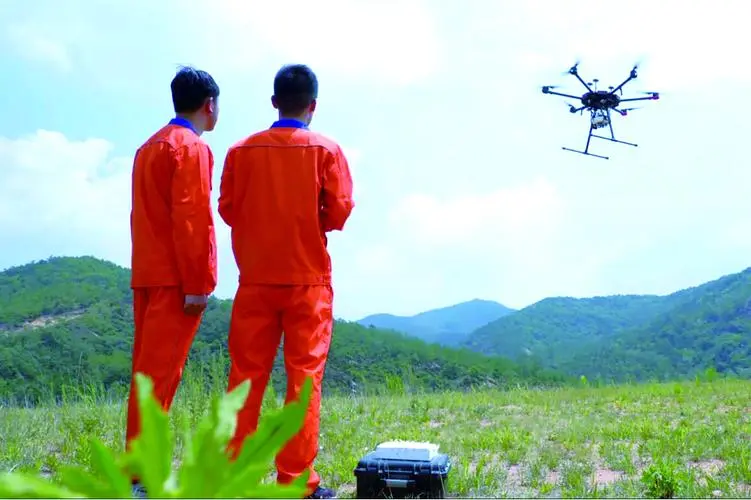 北川无人机倾斜摄影巡检拍摄